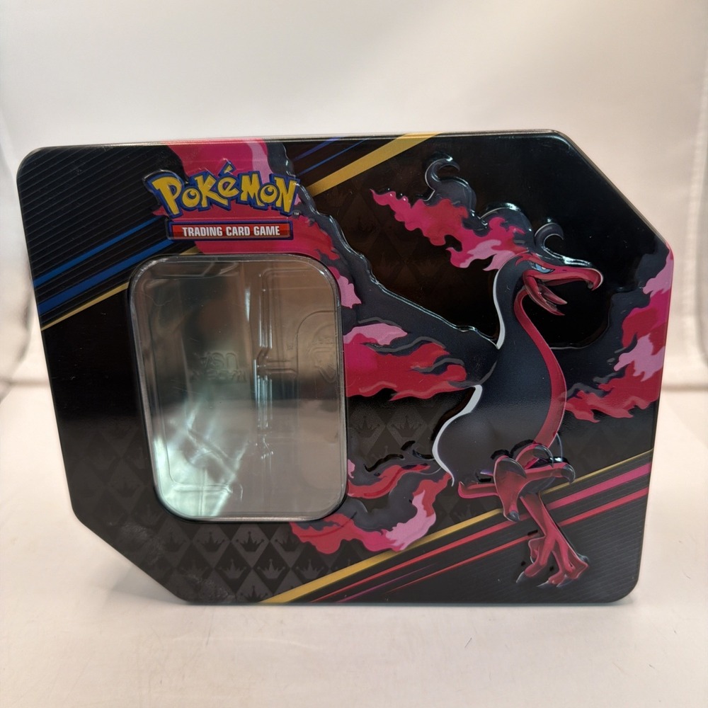 Pokemon TCG: Crown Zenith Galarian Moltres Tins (Empty Tin Only)